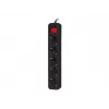 Przedłużacz sieciowy Lanberg PS1-05F-0300-BK 3m 5 gniazd AC Wewnętrzny Czarny