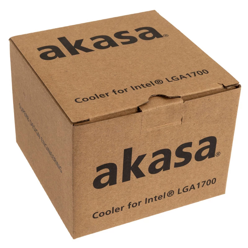 Radiator/Chłodzenie Akasa AK-CC6603EP01 9,5 cm Aluminium Czarny