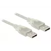 Kabel USB DeLOCK 83889 USB 2.0 2 m Przezroczysty