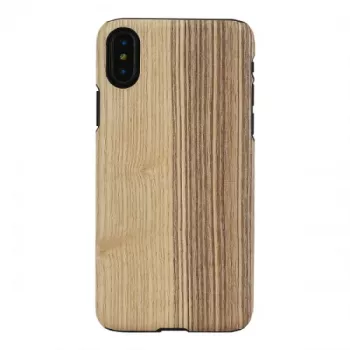 etui na smartfona man and wood for iPhone X/XS — vintage olive Czarny