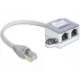 Kabel sieciowy DeLOCK 65441 RJ-45 0,15 m szary