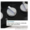 Zabudowywana płyta gazowa Bosch PPP6A2I40, 4 strefy, ruszty żeliwne, czarna, 590×520×54 mm, sterowanie pokrętłami obrotowymi