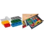 Pojemnik insertowy allit EuroPlus Insert 63/22 z polistyrenu wysokoudarowego, komplet
