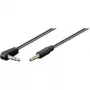 Wentronic Goobay Kabel połączeniowy jack 3,5 mm, czarny, 1,5 m - wtyk jack 3,5 mm (3-pin, stereo) > wtyk jack 3,5 mm (3-pin, stereo) 90° (67784)