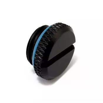 XSPC Plug V2 G1/4 cala Ag - Opakowanie 10 sztuk, czarny matowy