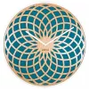 NeXtime klok 3150tq Sun Small, Ø35 cm, ścienny, turkusowy