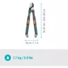 Gardena sekatory TeleCut Pro S Szary/turkusowy 52cm - 67cm (12040-88)