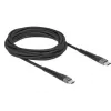 Kabel USB DeLOCK 81126 USB 2.0 3m USB C Czarny