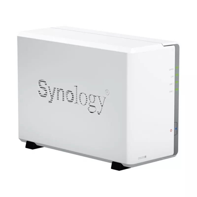 Synology DiskStation DS223J NAS/serwer pamięci masowej Desktop Realtek RTD1619B 1 GB DDR4 DiskStation Manager Biały