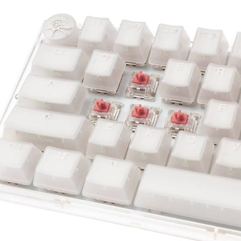 Klawiatura gamingowa Ducky One 3 Aura White Mini USB QWERTY US International