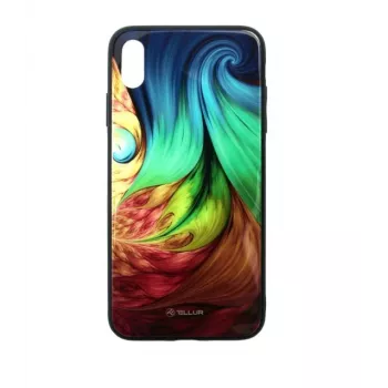 Szkło hartowane ochronne Tellur Cover Glass z nadrukiem do iPhone XS Max — szkło hartowane z nadrukiem