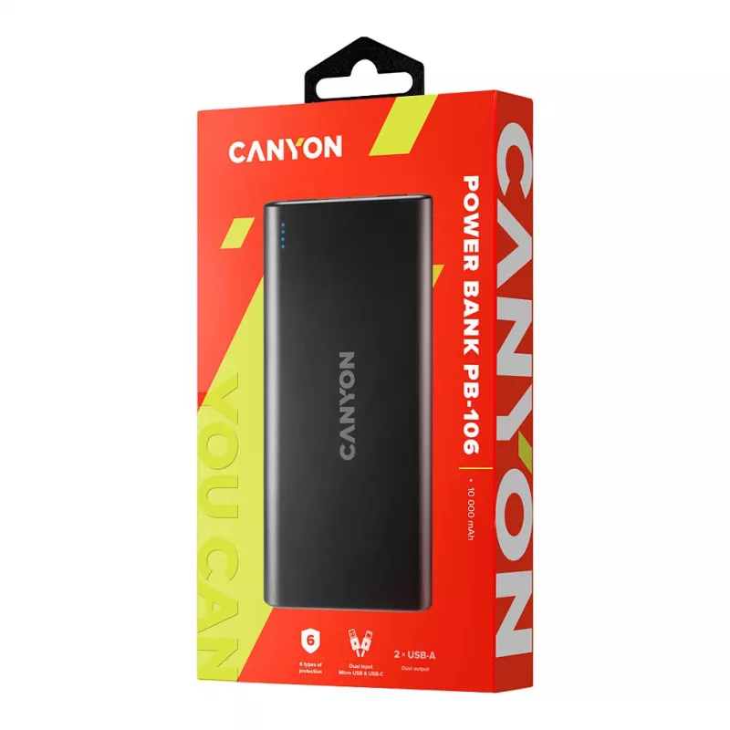 Przenośna ładowarka Canyon PB-106 10000 mAh