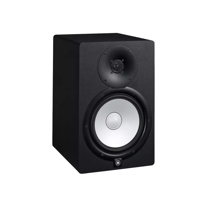 2-drożny głośnik monitorowy studyjny YAMAHA HS8, 120 W RMS, 8-calowy woofer, 1-calowy tweeter, 38–30000 Hz, wejście XLR, czarny