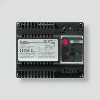 Siedle NG 402-03 - Czarny - Siedle - 0 - 40 °C - CE - 107 mm - 60 mm (200033590-00)