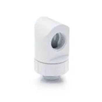 90° Rotary Fitting BitsPower Artemis — arktyczna biel (BPM-AT90R-WH)