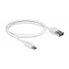 Kabel USB DeLOCK 84807 USB 2.0 1 m USB A Micro-USB B Biały