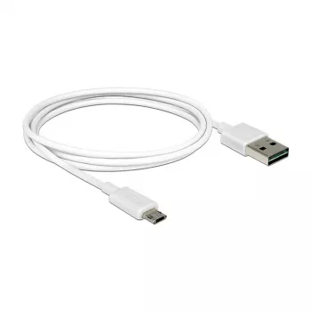Kabel USB DeLOCK 84807 USB 2.0 1 m USB A Micro-USB B Biały