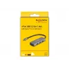 DeLOCK 63173 Hub USB Type-C 5000 Mbit/s Czarny