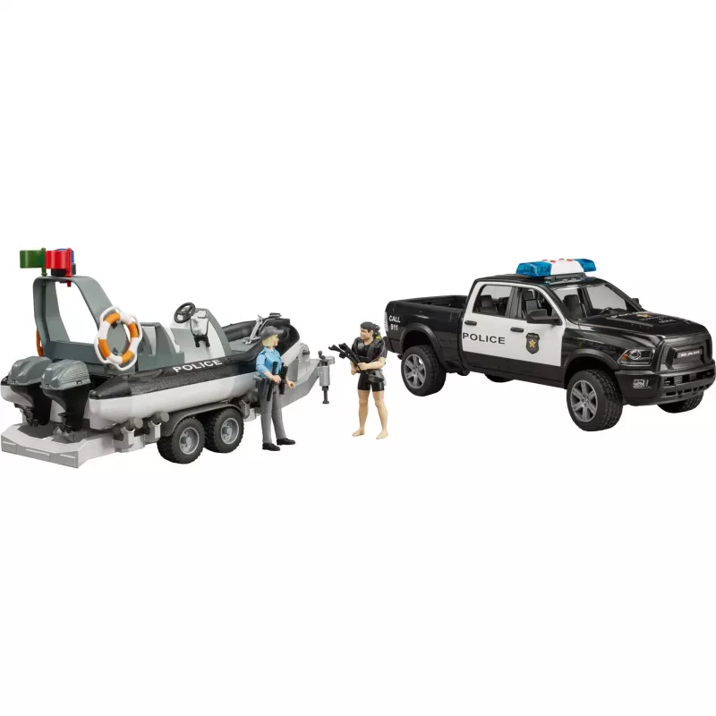 Dodge RAM 2500 Pickup policyjny z łodzią