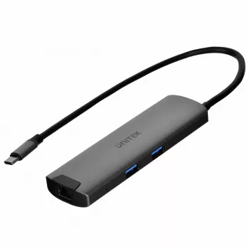 Hub interfejsowy UNITEK H1112F USB 3.2 Gen 1 Type-C