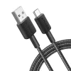 Anker Innovations 322 Kabel USB-A do USB-C Nylon 1,8M Czarny - Kabel - Cyfrowy/Dane