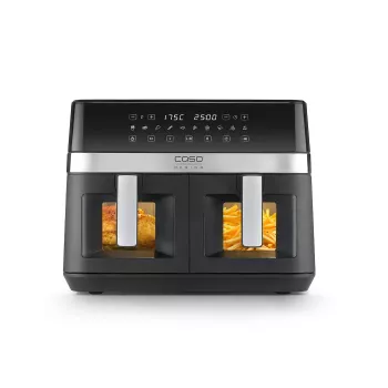 Frytkownica powietrzna Caso DuoChef | Moc 2200 W | Pojemność 14 L | Czarny