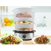 Parowar Beper BC.250 3 kosze Blatowy 800 W Stal nierdzewna