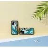 Etui ochronne na telefon iKins do Samsung Galaxy Note 20 — wzór Aqua Agate