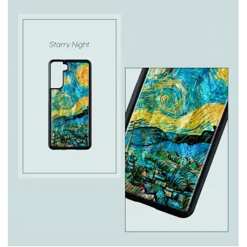 Etui ochronne iKins do Samsung Galaxy S21+ — starry night Czarny
