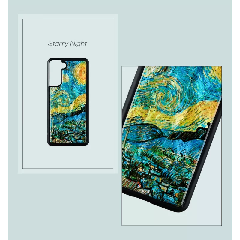 Etui ochronne iKins do Samsung Galaxy S21+ — starry night Czarny