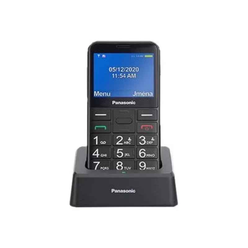 Telefon komórkowy dla seniorów KX-TU155 czarny