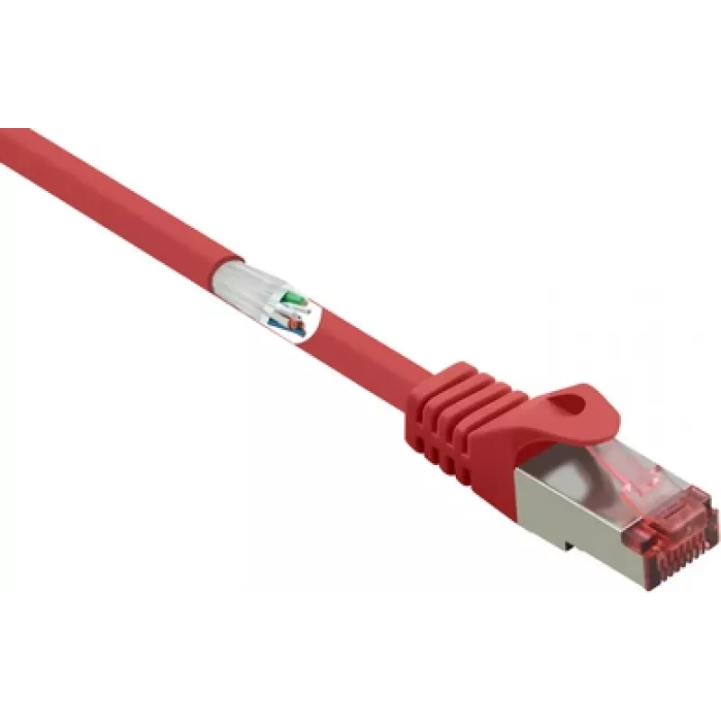 Renkforce RF-5372564 Czerwony kabel krosowy Ethernet