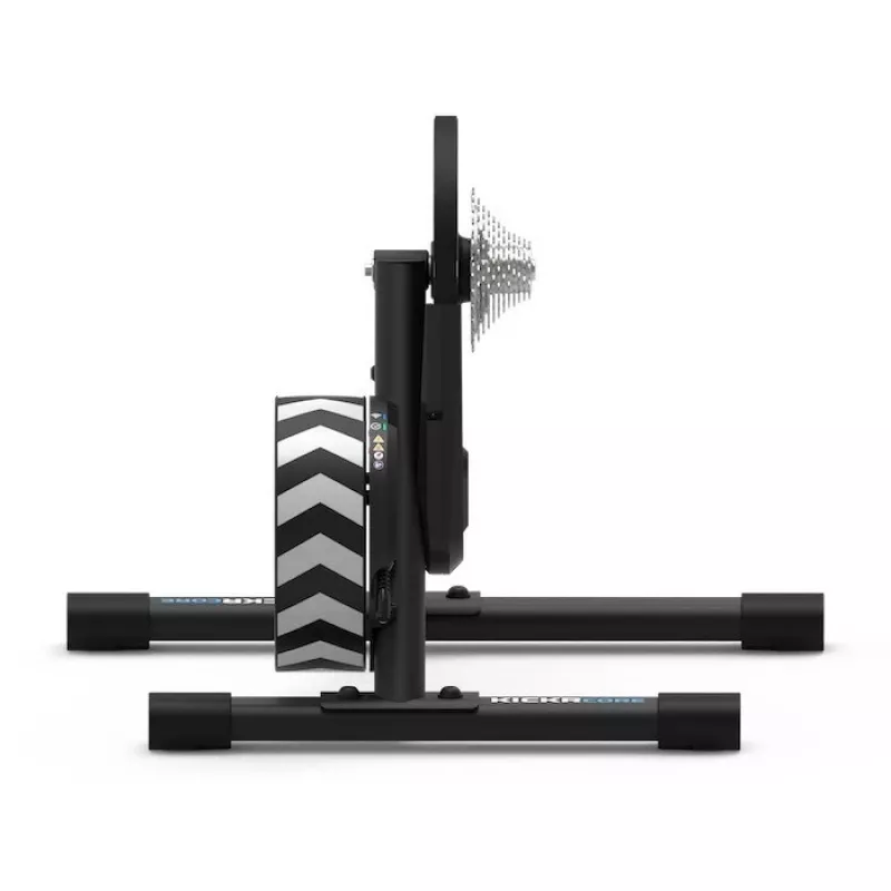 Trenażer inteligentny Wahoo KICKR CORE 2 — trenażer rowerowy magnetyczny, napęd paskowy, maks. 1800 W, kompatybilny z kasetą 11-rzędową, Bluetooth/Wi‑Fi/ANT+