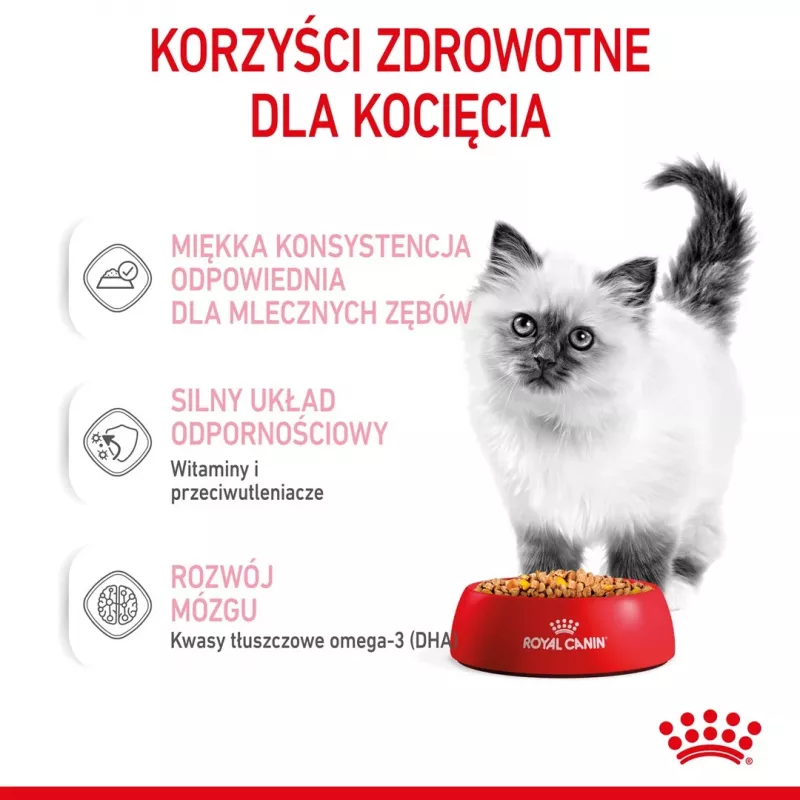 Mokra karma dla kota Royal Canin Kitten Gravy 85 g — drób, 78% wilgotności, 12% białka