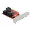 Karta SATA PCI Express x4 DeLOCK 6 portów, niskoprofilowa