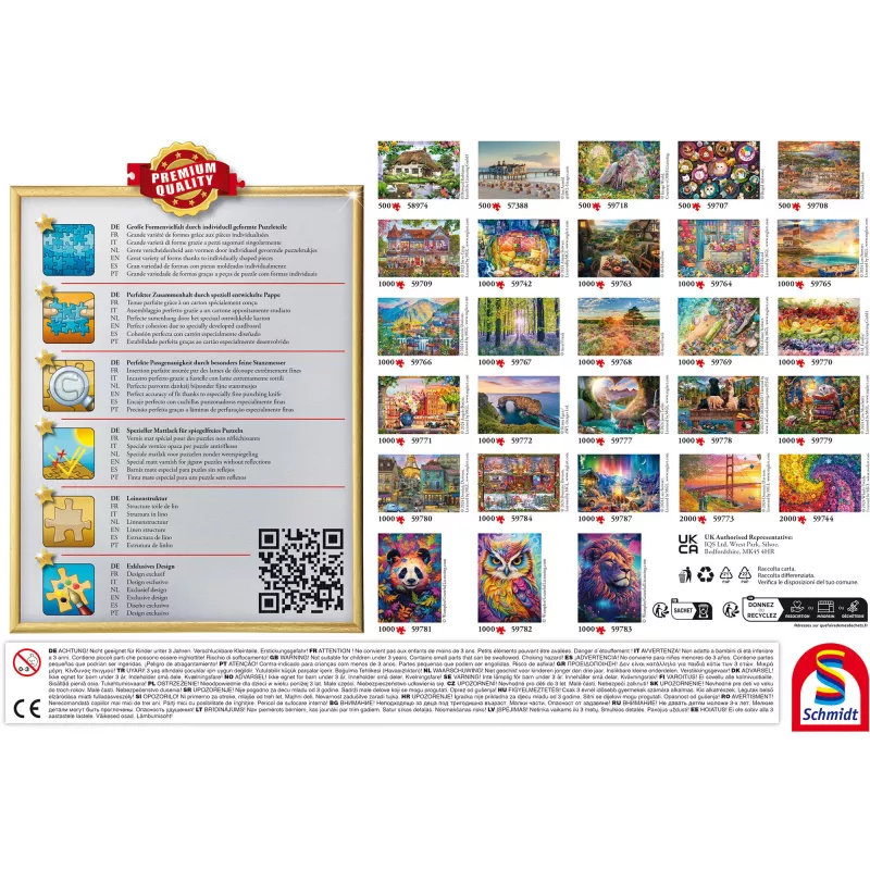 Latarnia morska na skale, puzzle 500 elementów