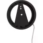 NeXtime zegar 3094 Light It Up, Ø18.5 cm, Podświetlenie, Ścienny, Czarny