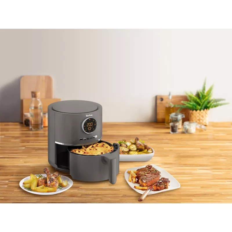 Tefal Ultra Fry Digital EY111B Pojedyncza 4,2 L 1400 W Frytkownica beztłuszczowa Szary