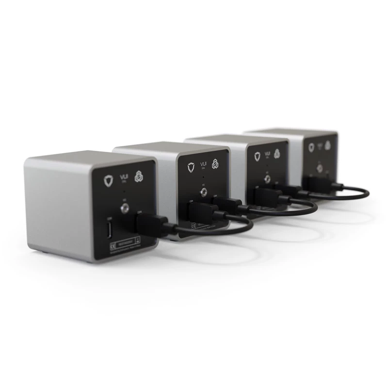 Kontroler pokrętła Streacom VU1-Dial srebrny USB Type-C — obrotowy kontroler do wentylatorów systemowych, RGB i audio
