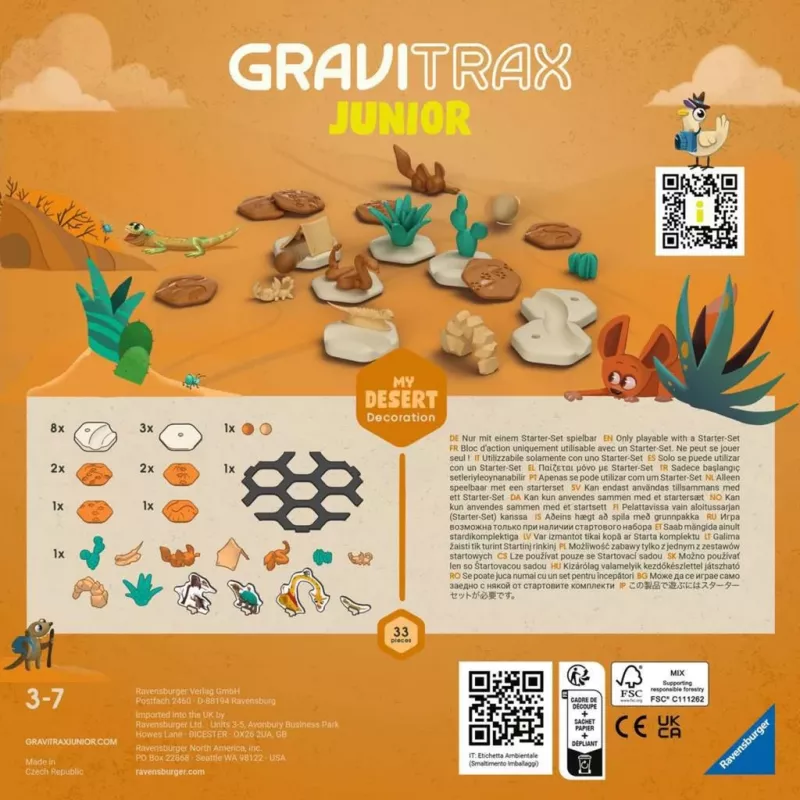 Gravitrax Junior zestaw pustynny