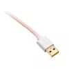 Ducky Premicord Cotton Candy Spiralny kabel, USB Type-C do Type-A - 1.8m