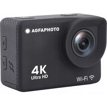 AgfaPhoto Action Cam 4K, wodoodporna, Wi-Fi, slow motion/time lapse (AC9000BK)