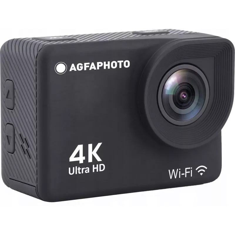 AgfaPhoto Action Cam 4K, wodoodporna, Wi-Fi, slow motion/time lapse (AC9000BK)