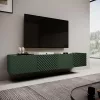 4D szafka RTV ONDA 200x40xH54.35 zielony (stojąca lub montowana na ścianie)