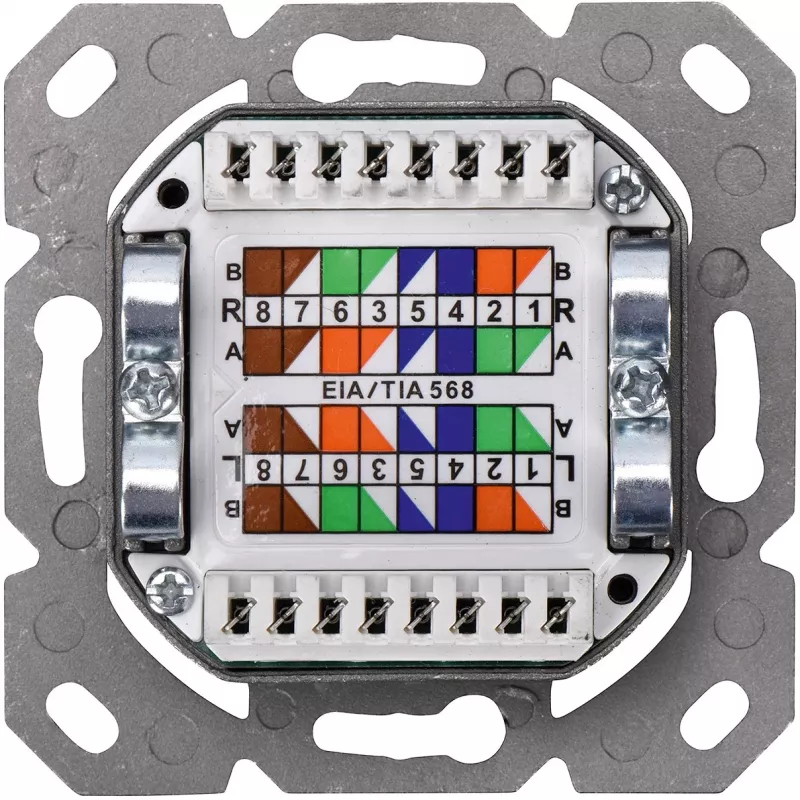 Gniazdo ścienne Digitus CAT 5e DN-9001-N