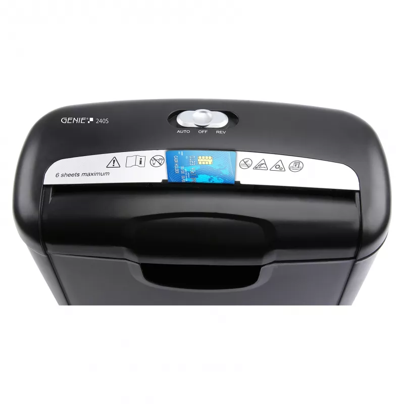 Genie 240 S - Streifenzerkleinerung - 6 mm - 12 l - 6 Blätter - 72 dB - P-2
