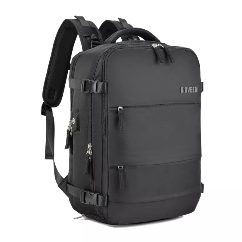 Plecak NOVEEN CTB400 unisex 25 L, poliester, 40×25×20 cm, czarny