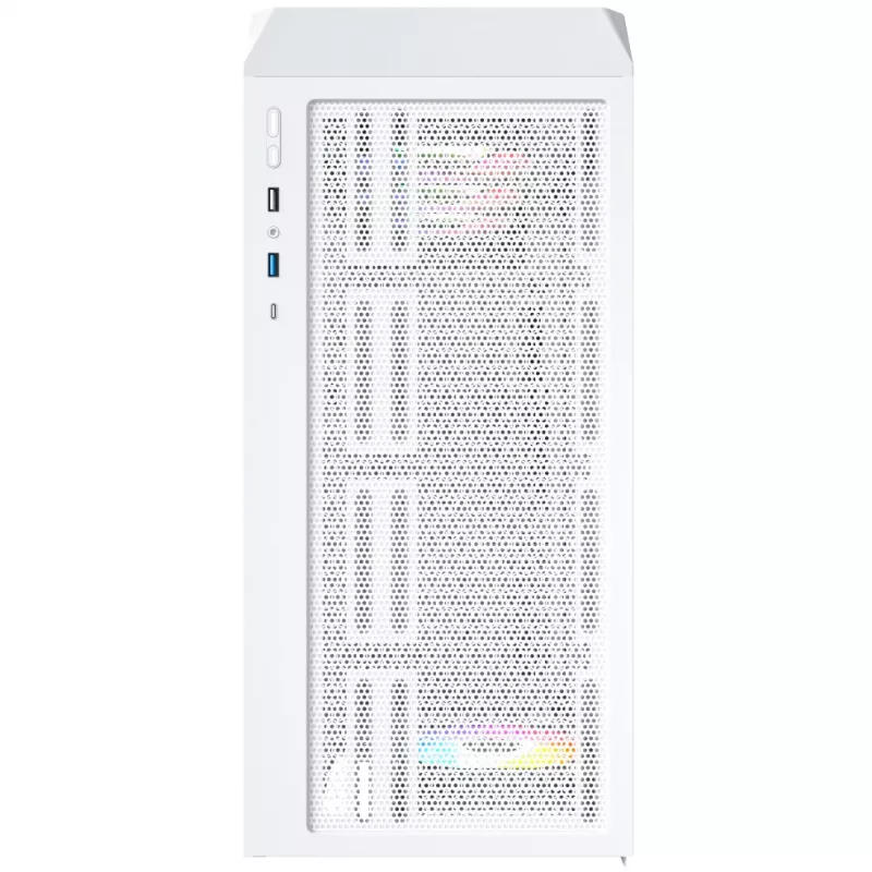 Obudowa PC Montech X5 Midi Tower Biała ATX 3 wentylatory 140 mm