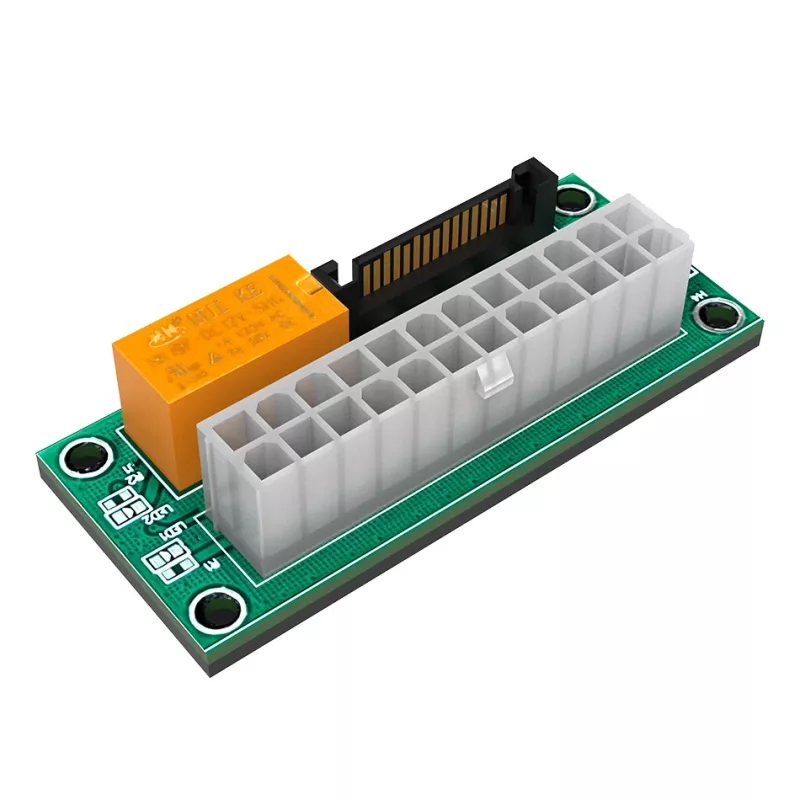 Płytka adaptera zasilania Akasa AK-CBPW28-KT02 złącze 24-pin ATX na SATA