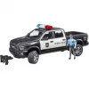 Zabawkowy radiowóz terenowy BRUDER RAM 2500 Police 02505 – model w skali, pojazd do zabawy